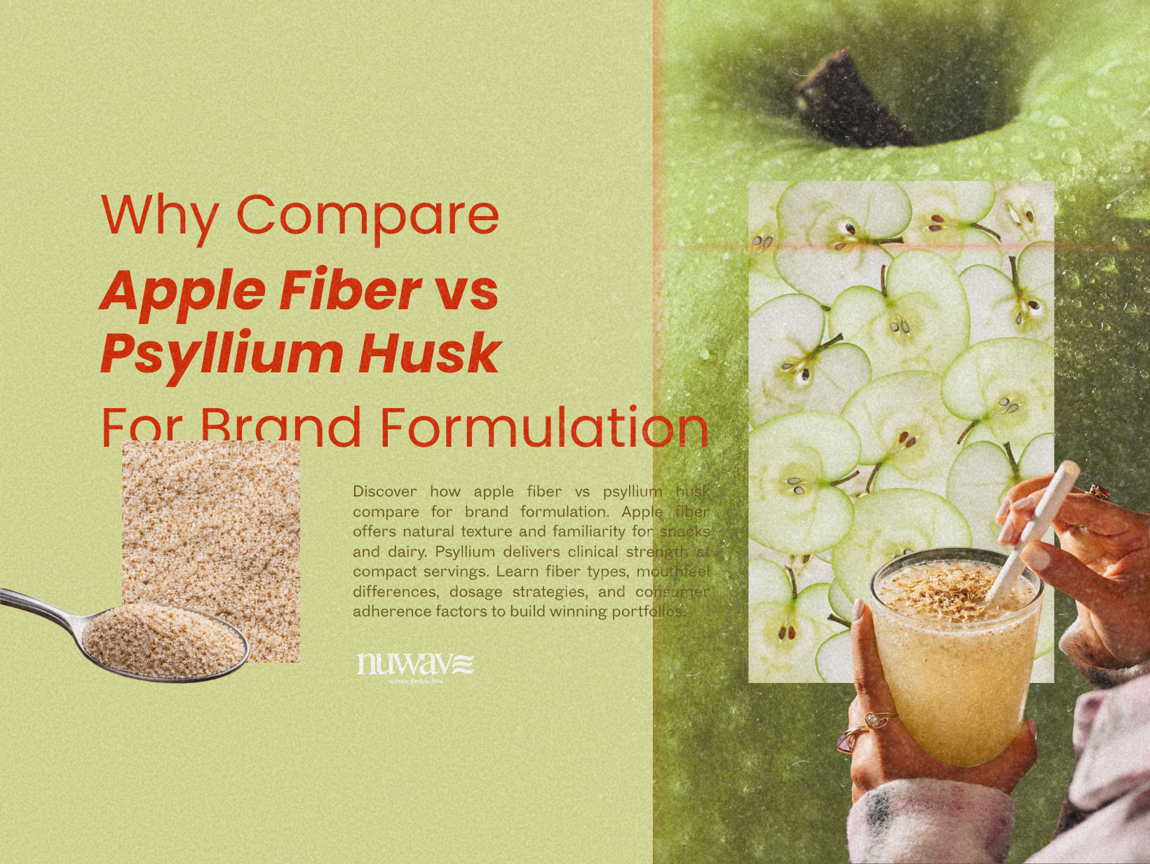Why Compare Apple Fiber vs Psyllium Husk for Brand Formulation